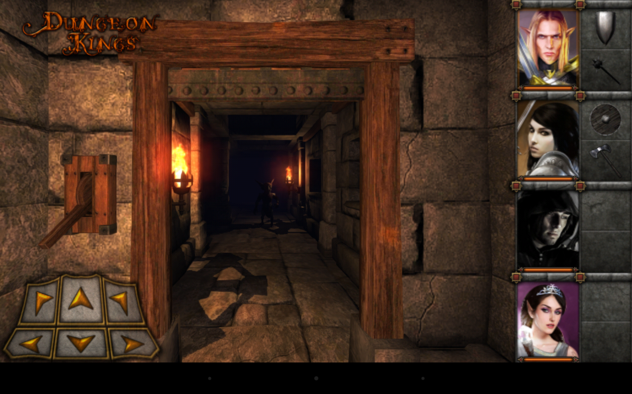 Screenshot of Dungeons Kingdom running on Nexus 7 tablet device.